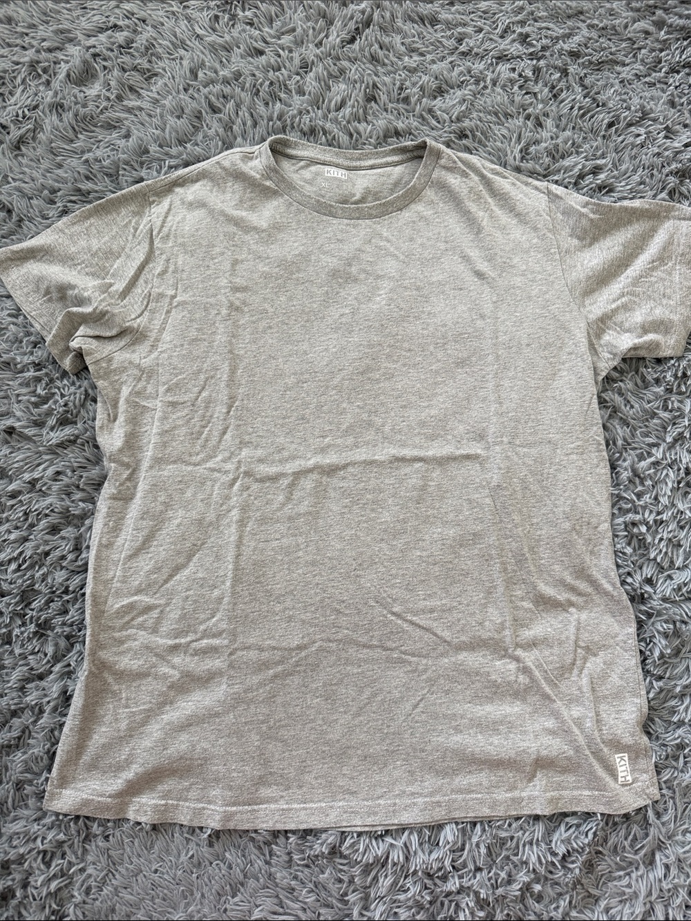Kith Short Sleeve Crewneck T-Shirt in Heather Gray
